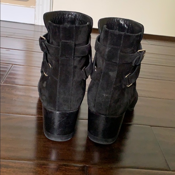 Saint Laurent Suede Jodhpur Booties - Picture 3 of 5